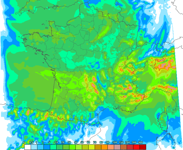 Image d'illustration pour Dégradation : pluie, vent, orage et neige en montagne
