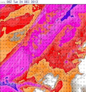 Image d'illustration pour Tempête Dirk : vents forts sur la France (vigilance)