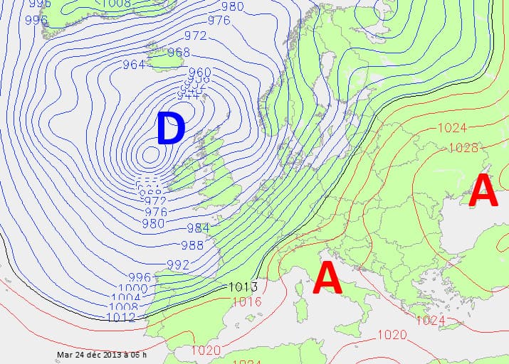 Image d'illustration pour Tempête Dirk : vents forts sur la France (vigilance)
