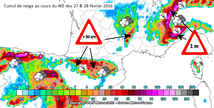 Image d'illustration pour Pluie, orage, vent et neige entre Pyrénées, Alpes et Méditerranée ce WE