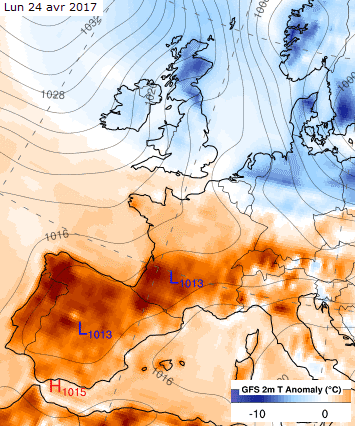 Image d'illustration pour Fraîcheur et giboulées d'avril la semaine prochaine ? 