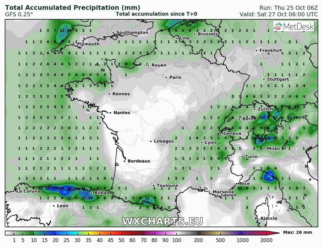 Image d'illustration pour Froid, neige & fortes pluies en Méditerranée : fin octobre très agitée