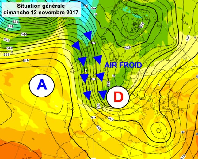 Image d'illustration pour Froid, neige, vent : une fin de semaine très agitée 