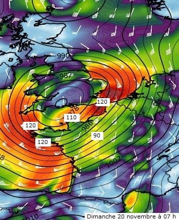 Image d'illustration pour Vers un coup de vent après les grandes marées