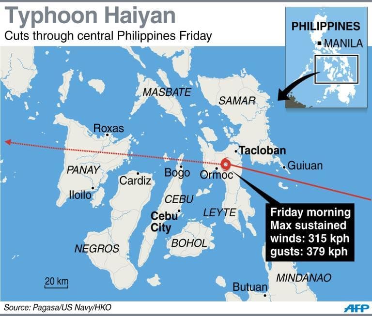 Image d'illustration pour Typhon Haiyan : premier bilan aux Philippines - Vietnam menacé