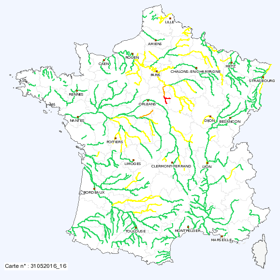 Image d'illustration pour Crues & inondations - Vigilance rouge sur le Centre