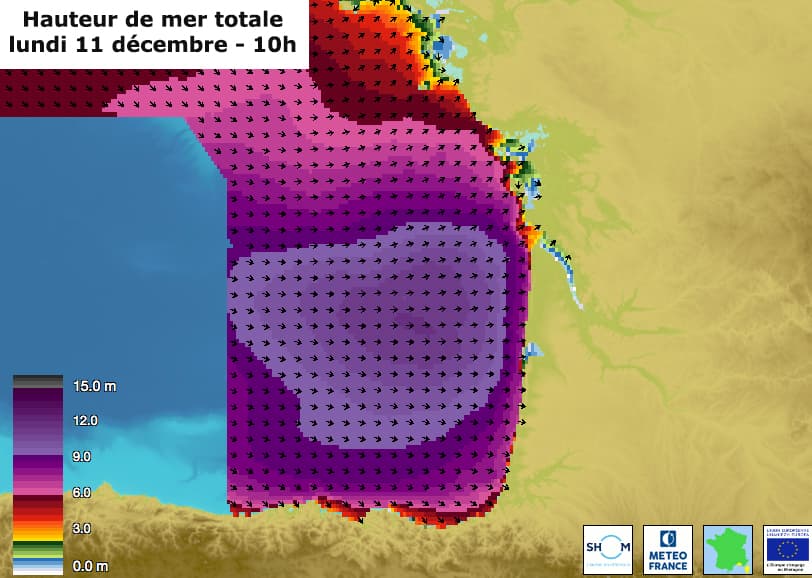 Image d'illustration pour Tempête Ana : vents violents, submersion marine et fortes pluies ce lundi