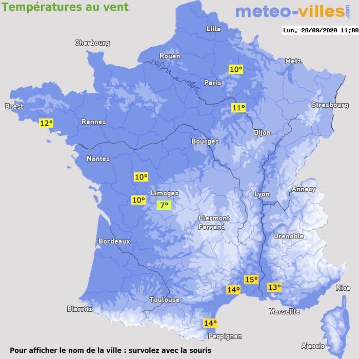 Image d'illustration pour Le vent renforce la sensation de froid