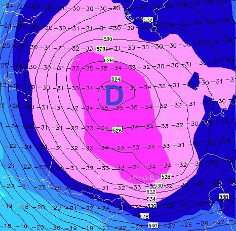 Image d'illustration pour Retours d'Est neigeux du Centre Est au Massif Central (vigilance)