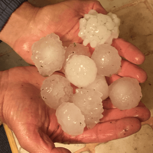 Image d'illustration pour Violents orages en PACA - Grosse grêle sur les Alpes Maritimes