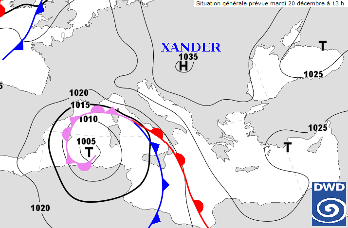 Image d'illustration pour Episode méditerranéen déchaînant pluie et vent