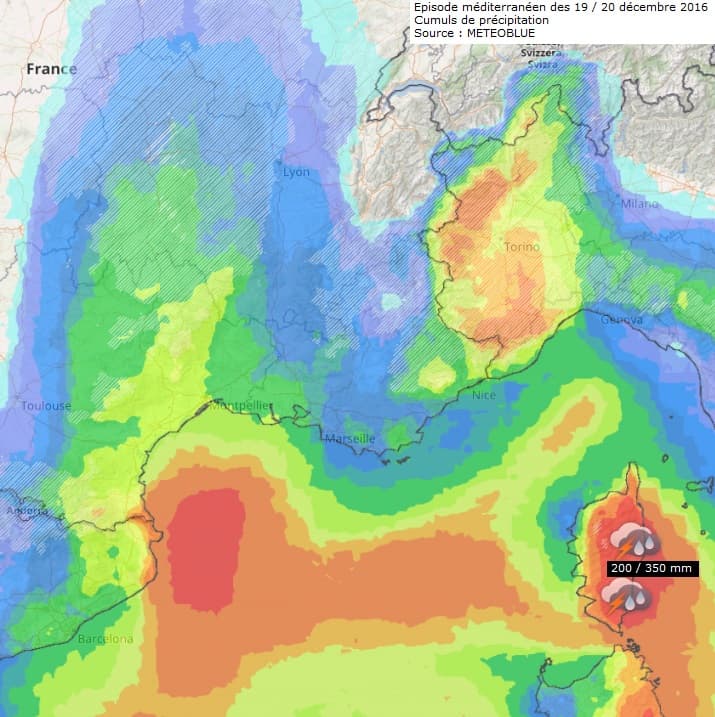 Image d'illustration pour Episode méditerranéen déchaînant pluie et vent