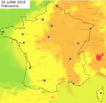 Image d'illustration pour Forte chaleur voire canicule au Sud-Est fin juillet
