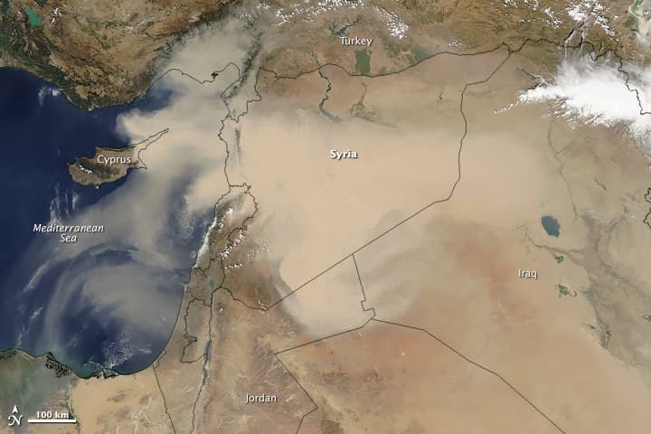 Image d'illustration pour Tempête de sable au Moyen-Orient - La guerre en Syrie facteur aggravant ?