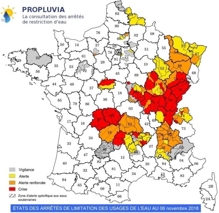 Image d'illustration pour La sécheresse des sols superficiels recule