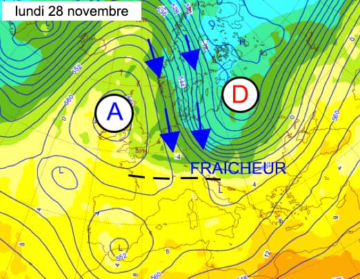 Image d'illustration pour Retour de la fraicheur en début de semaine 