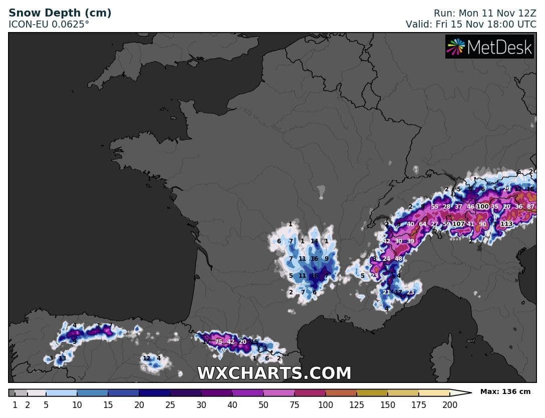 Image d'illustration pour Neige en plaine en seconde partie de semaine sur la France ? 
