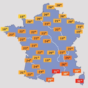 Image d'illustration pour Risque de canicule pour le 15 août 