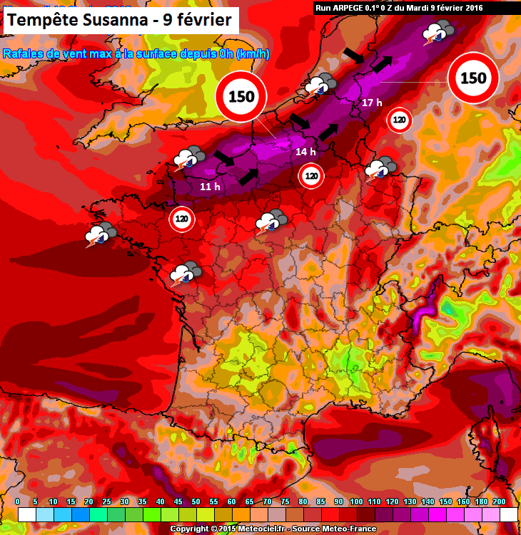 Image d'illustration pour Risque de dépression explosive et de forte tempête au Nord mardi ? 