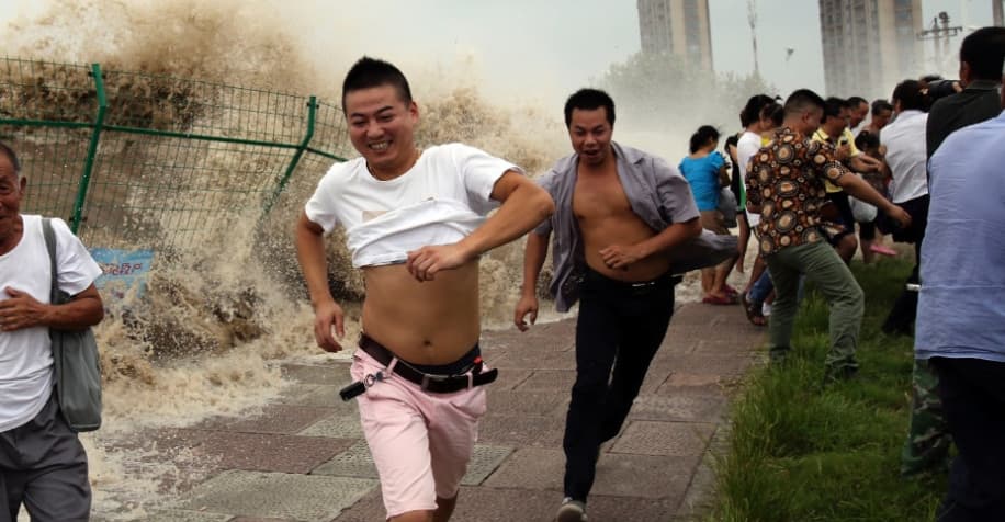 Image d'illustration pour Vague impressionnante en Chine