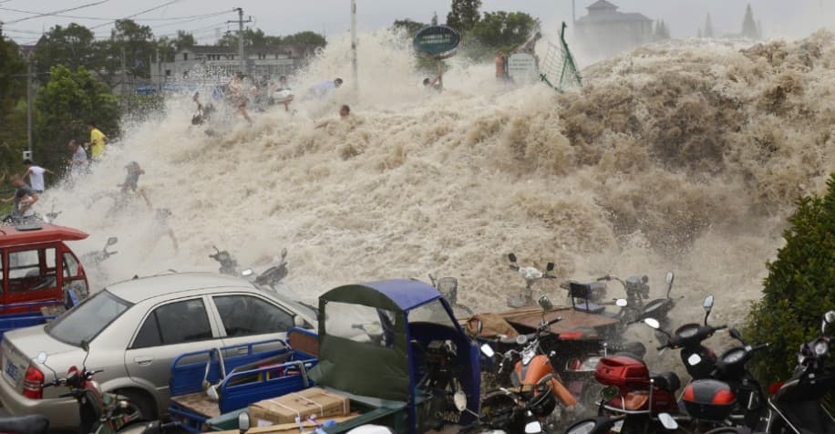 Image d'illustration pour Vague impressionnante en Chine