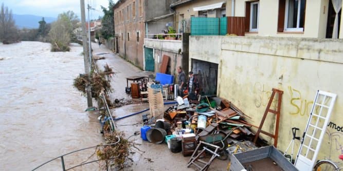 Image d'illustration pour Inondation et possible tornade vers le Languedoc Roussillon