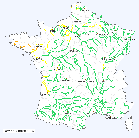 Image d'illustration pour Nouvelles hausse des cours d'eau - crues et inondations