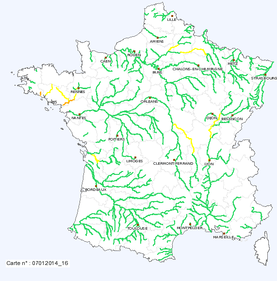 Image d'illustration pour Crue et inondations en Bretagne : l'amélioration se confirme