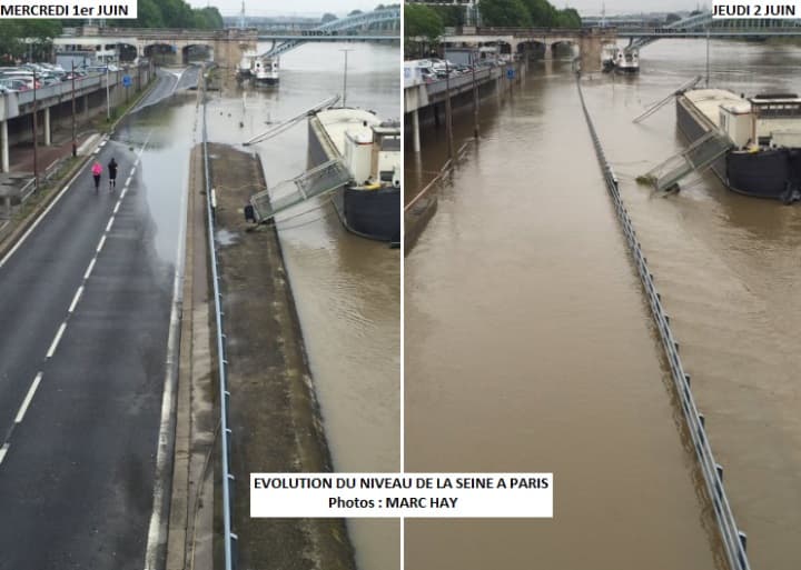Image d'illustration pour Crue exceptionnelle du Loing & de la Seine - Suivi & prévisions