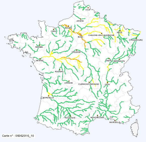 Image d'illustration pour Crue exceptionnelle du Loing & de la Seine - Suivi & prévisions