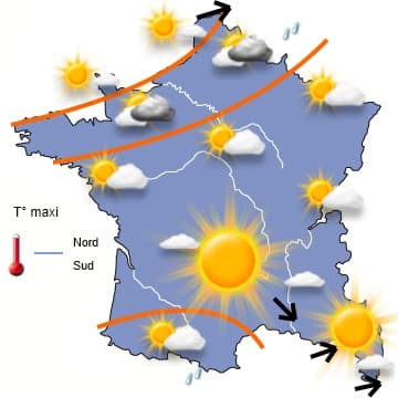 Toujours pas de période estivale en vue sur la moitié Nord