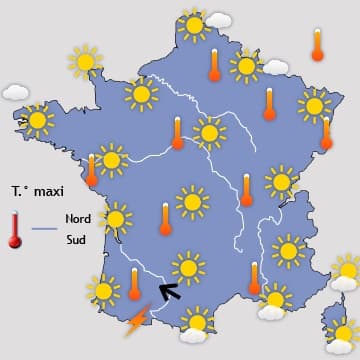 Une chaleur exceptionnelle jusqu'à samedi 