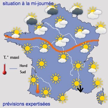 Un week-end très chaud avant les orages de la semaine prochaine