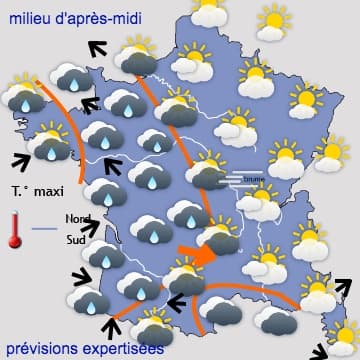 Dernières intempéries avant une semaine calme mais froide 