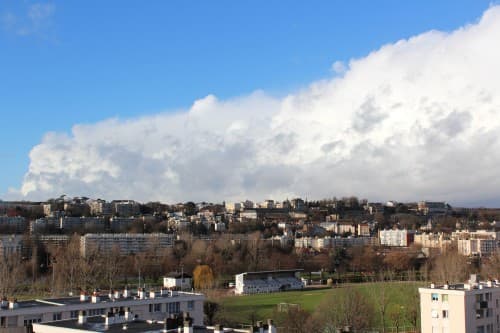 Ciel perturbé sur Saint-Germain-en-Laye