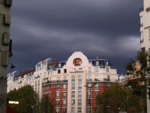 l'orage approche