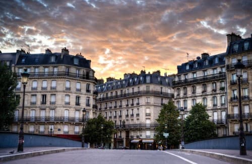 lever de soleil sur l'Île St-Louis. 
