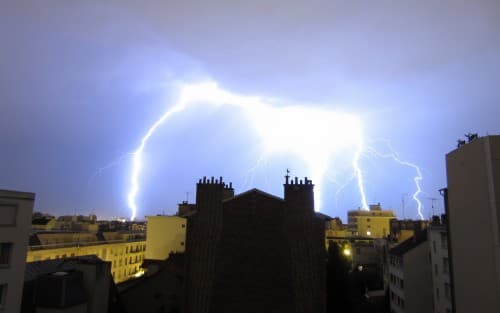 Orage 21/08 en direction de Paris