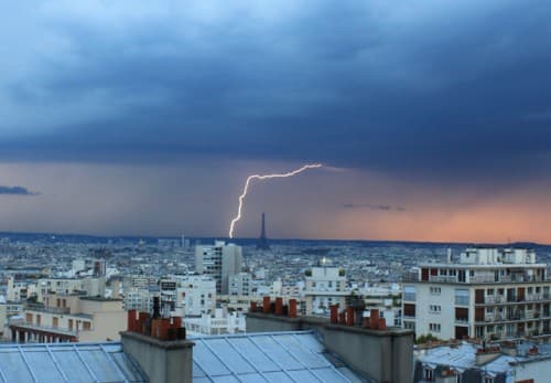 Orage dans le 78