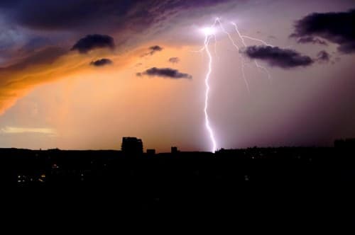 Orages sur Paris!