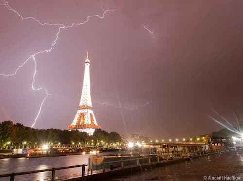 Violent orage sur l'ensemble de l'IDF