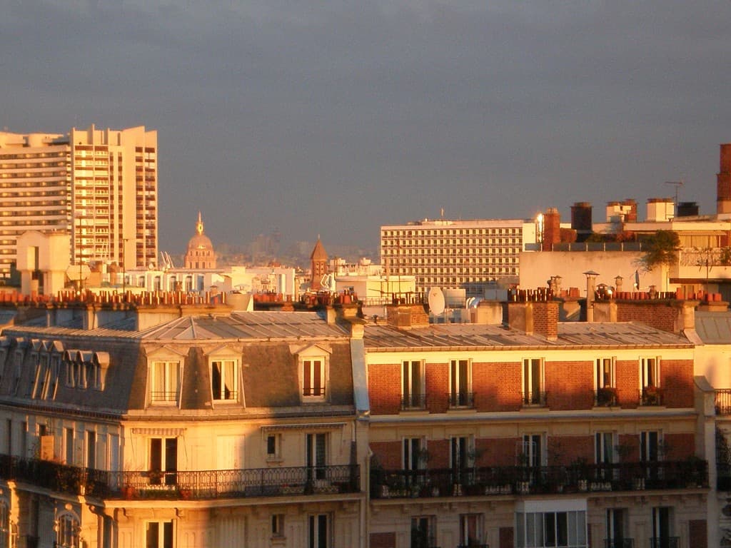 16h30 sur les toits de Paris
