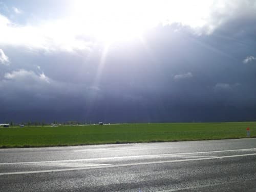 Arrivée d'un bel orage