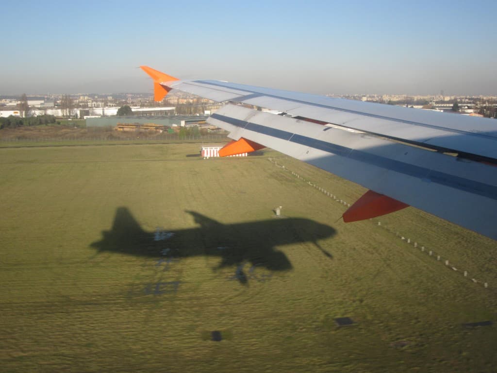 Atterrissage à l'aéroport d'Orly