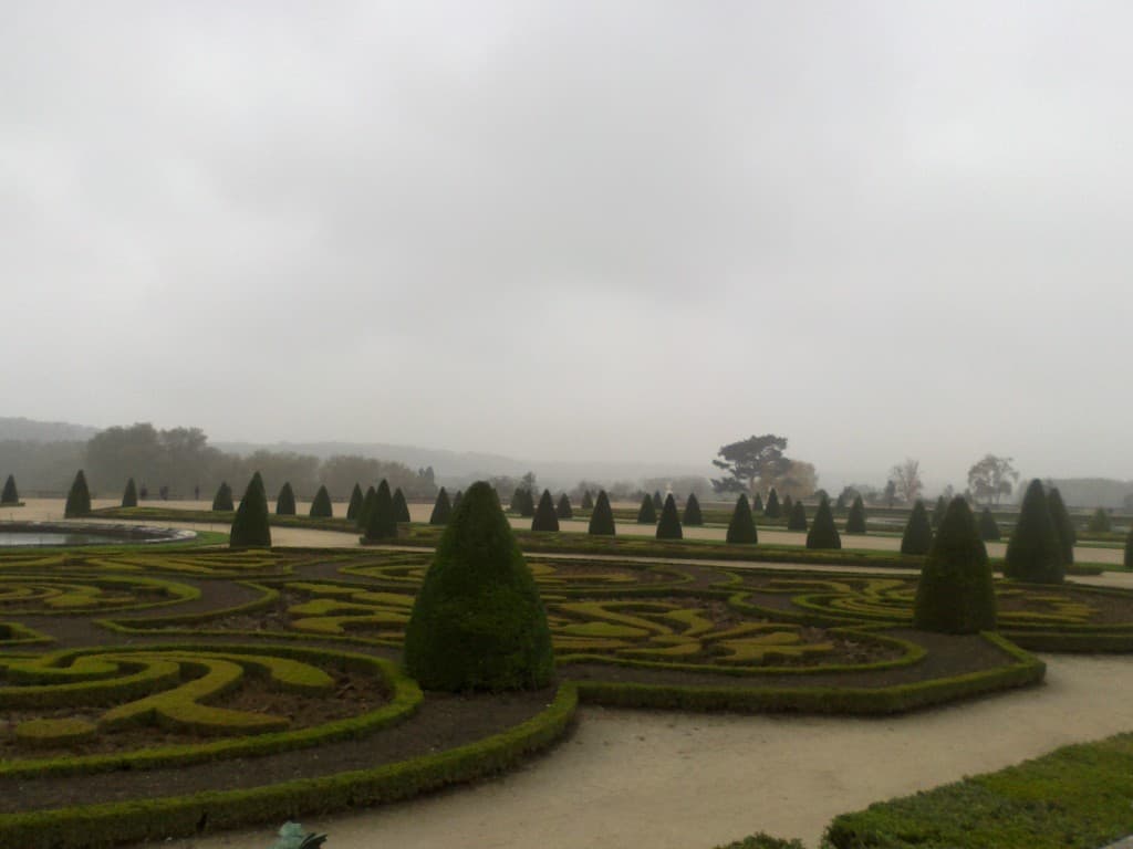 Bruine à Versailles