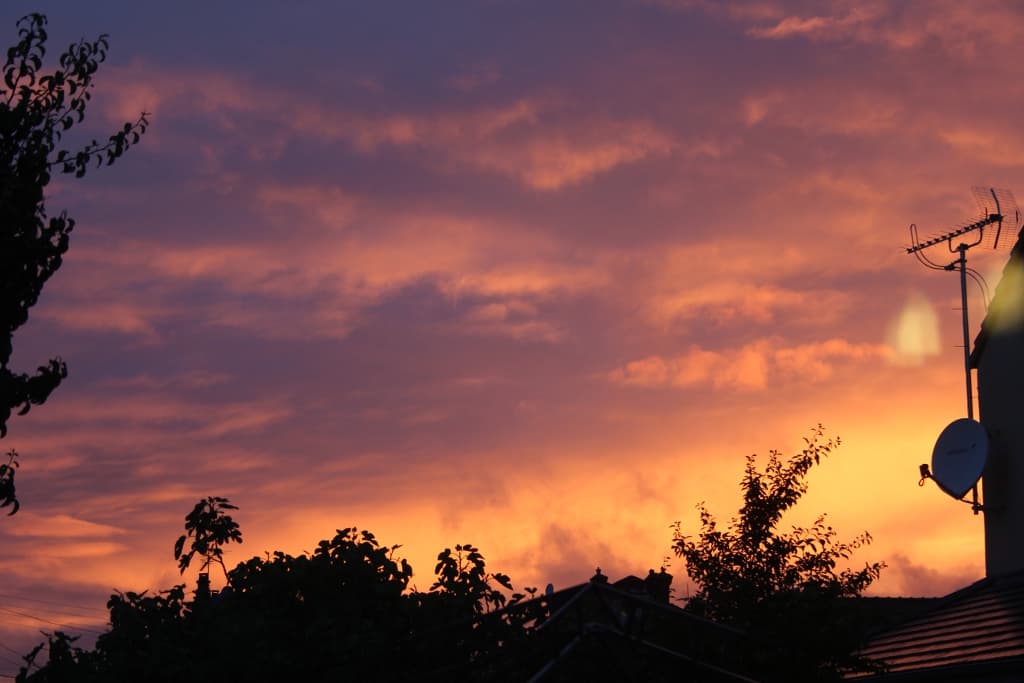 Ciel en feu