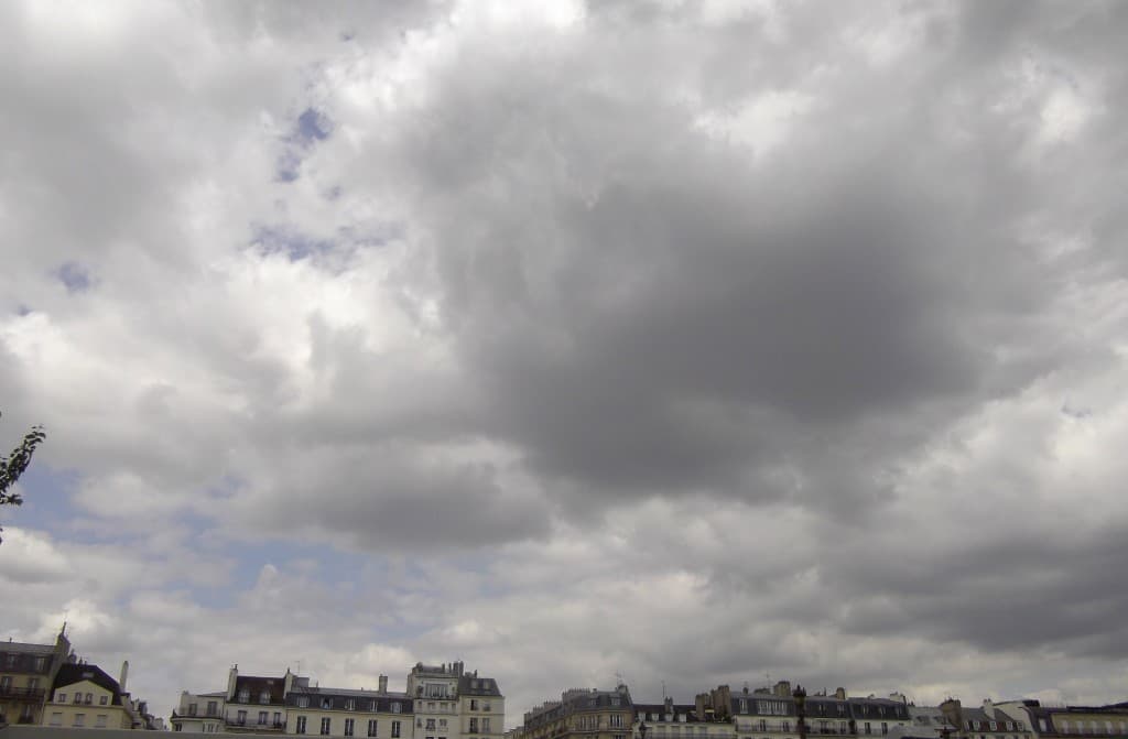 ciel sur l'ile st Louis