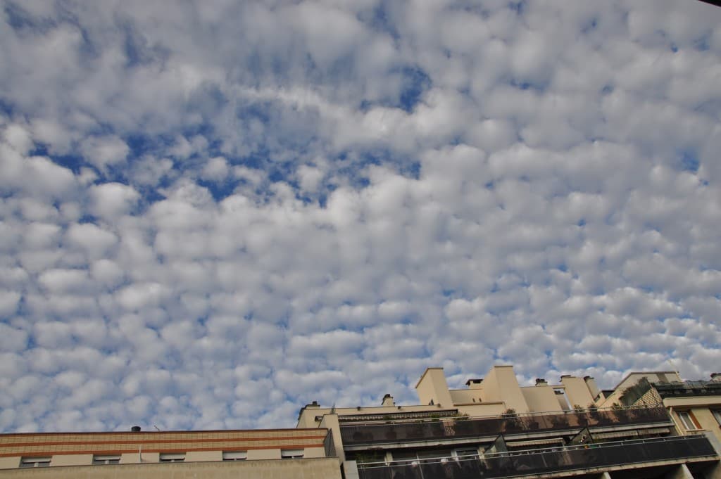 cirrocumulus dans le ciel parisien 