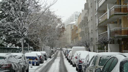 Clichy enneigé