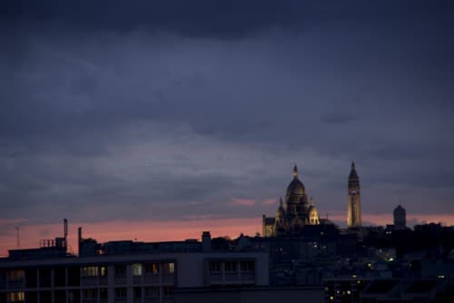 Couché de soleil en demi teinte